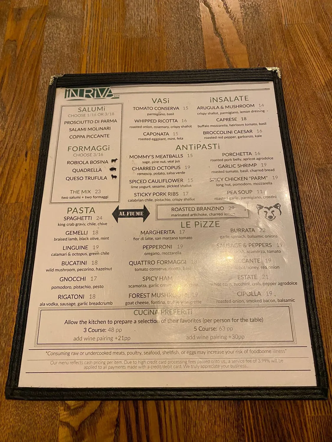 Menu 4