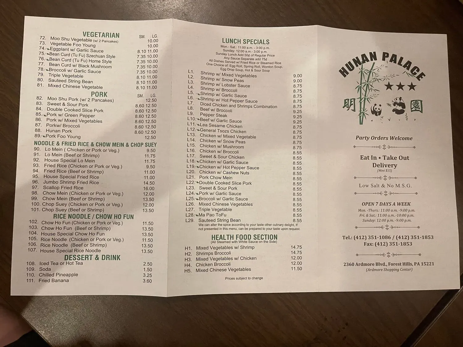 Menu 4