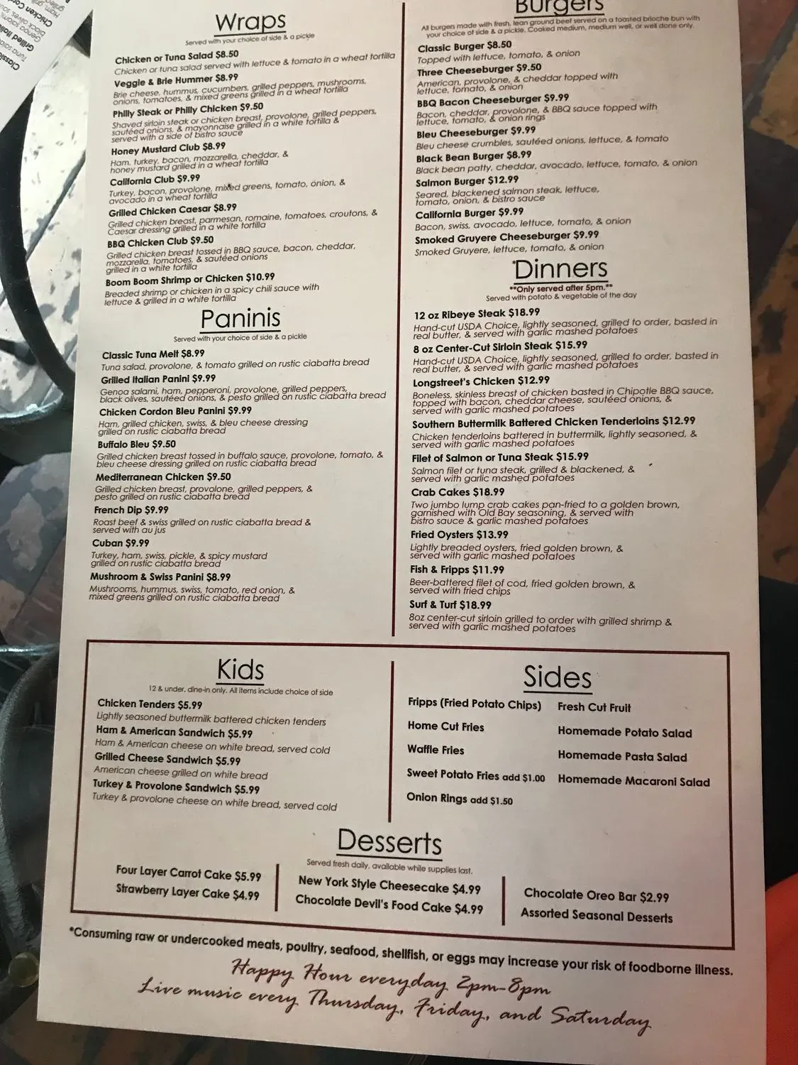 Menu 6