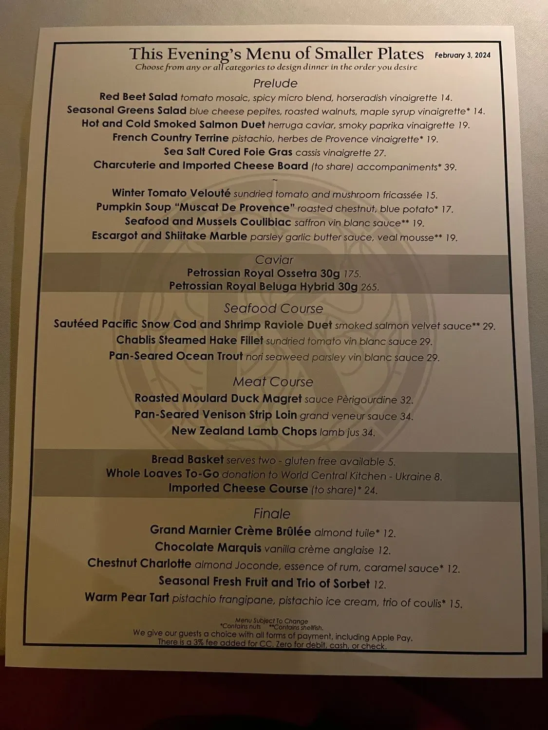 Menu 4