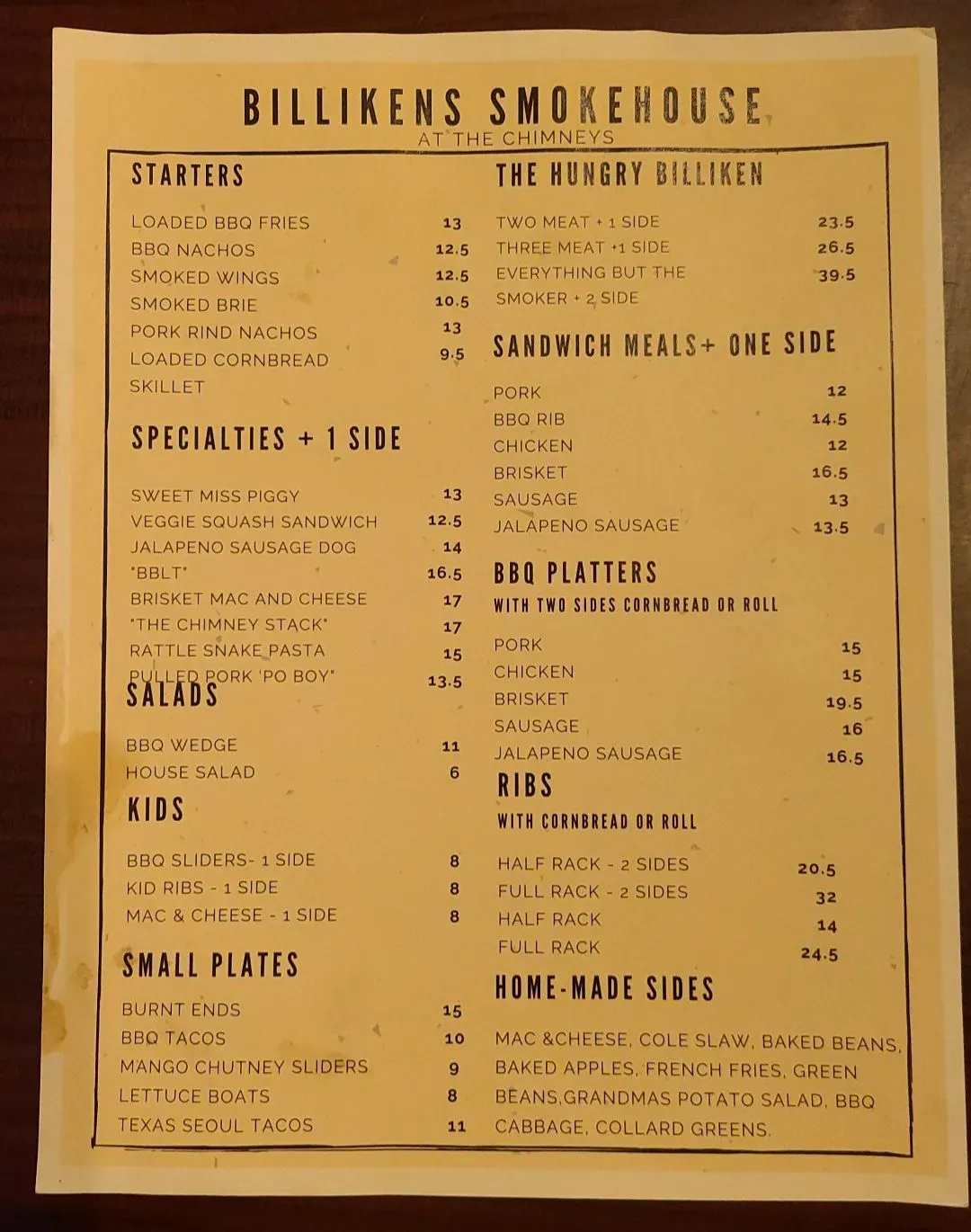 Menu 3