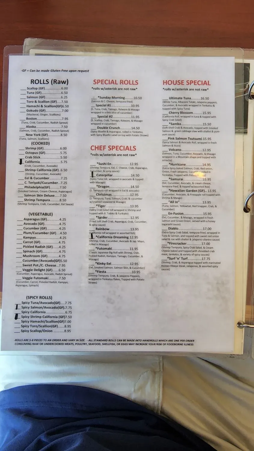 Menu 3