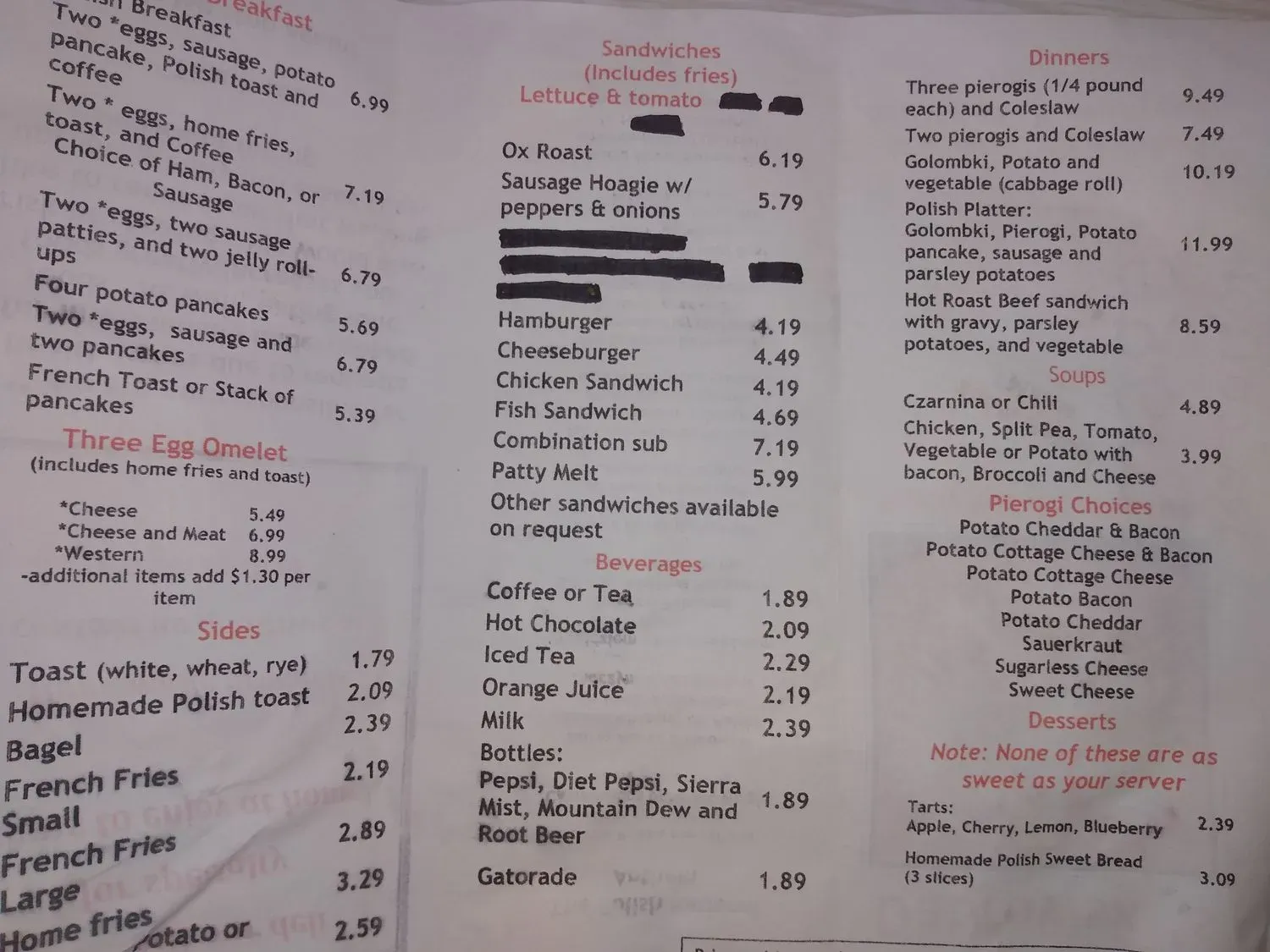 Menu 4