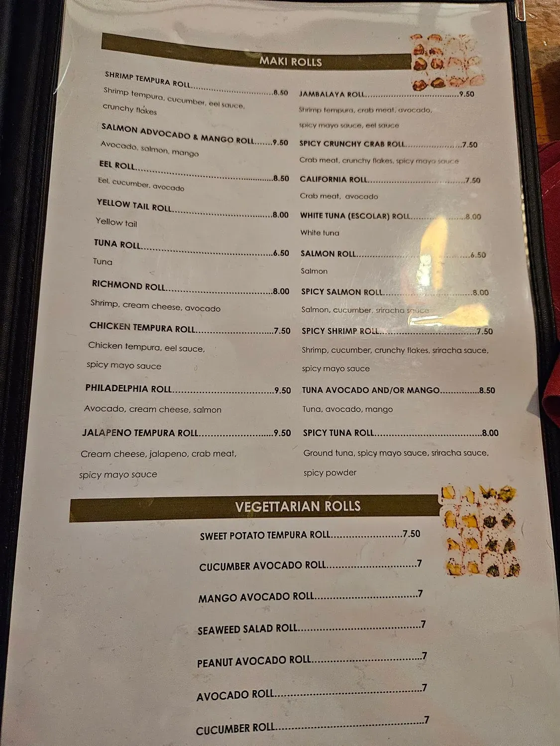 Menu 5