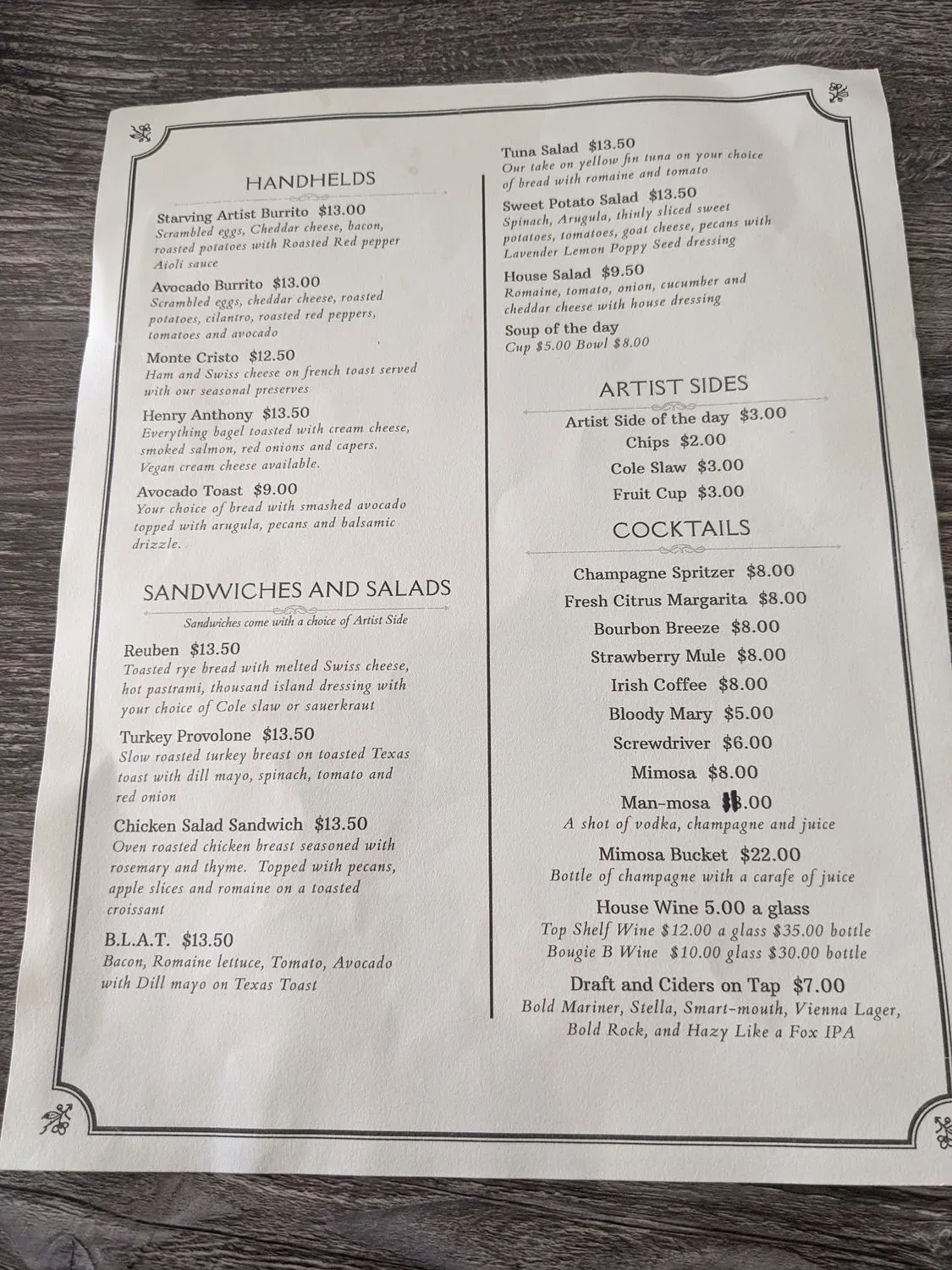 Menu 4