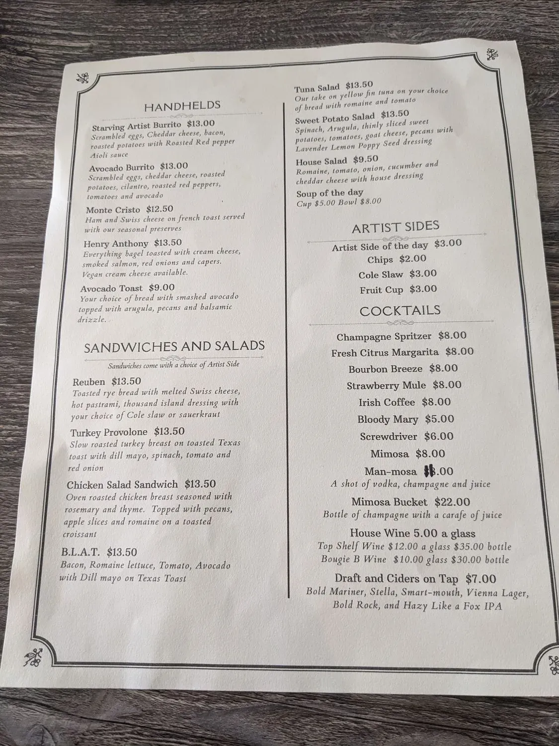 Menu 4