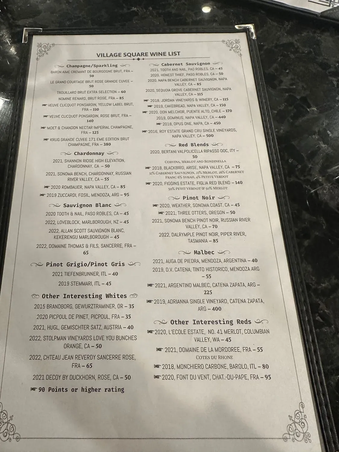 Menu 4