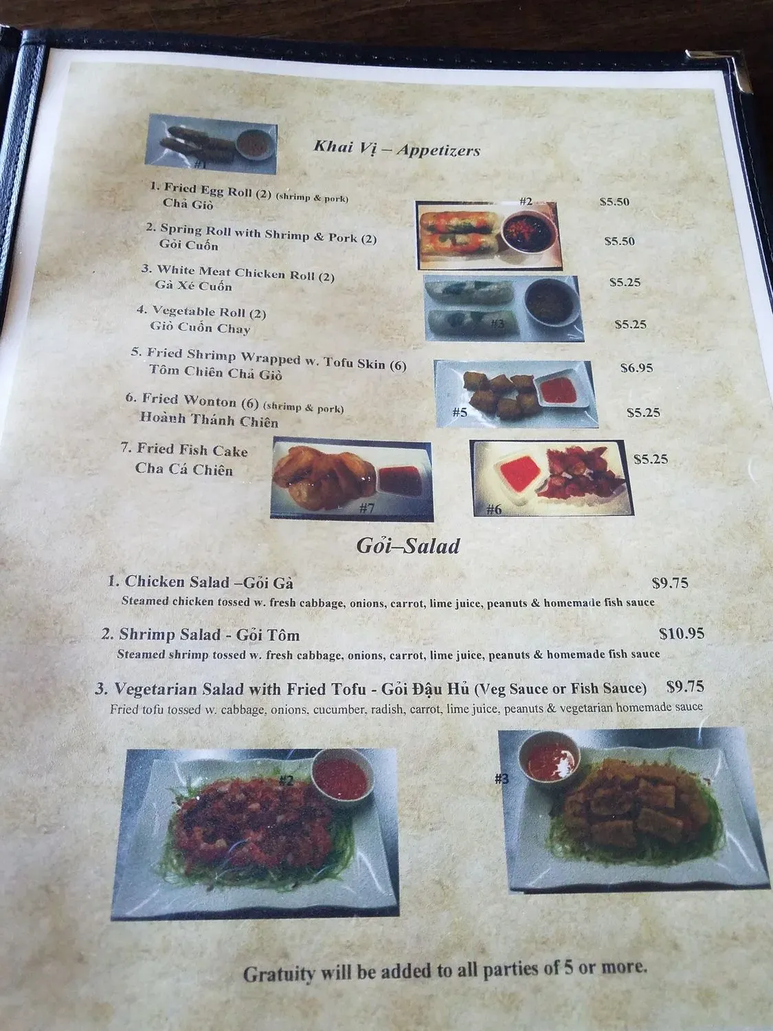 Menu 5