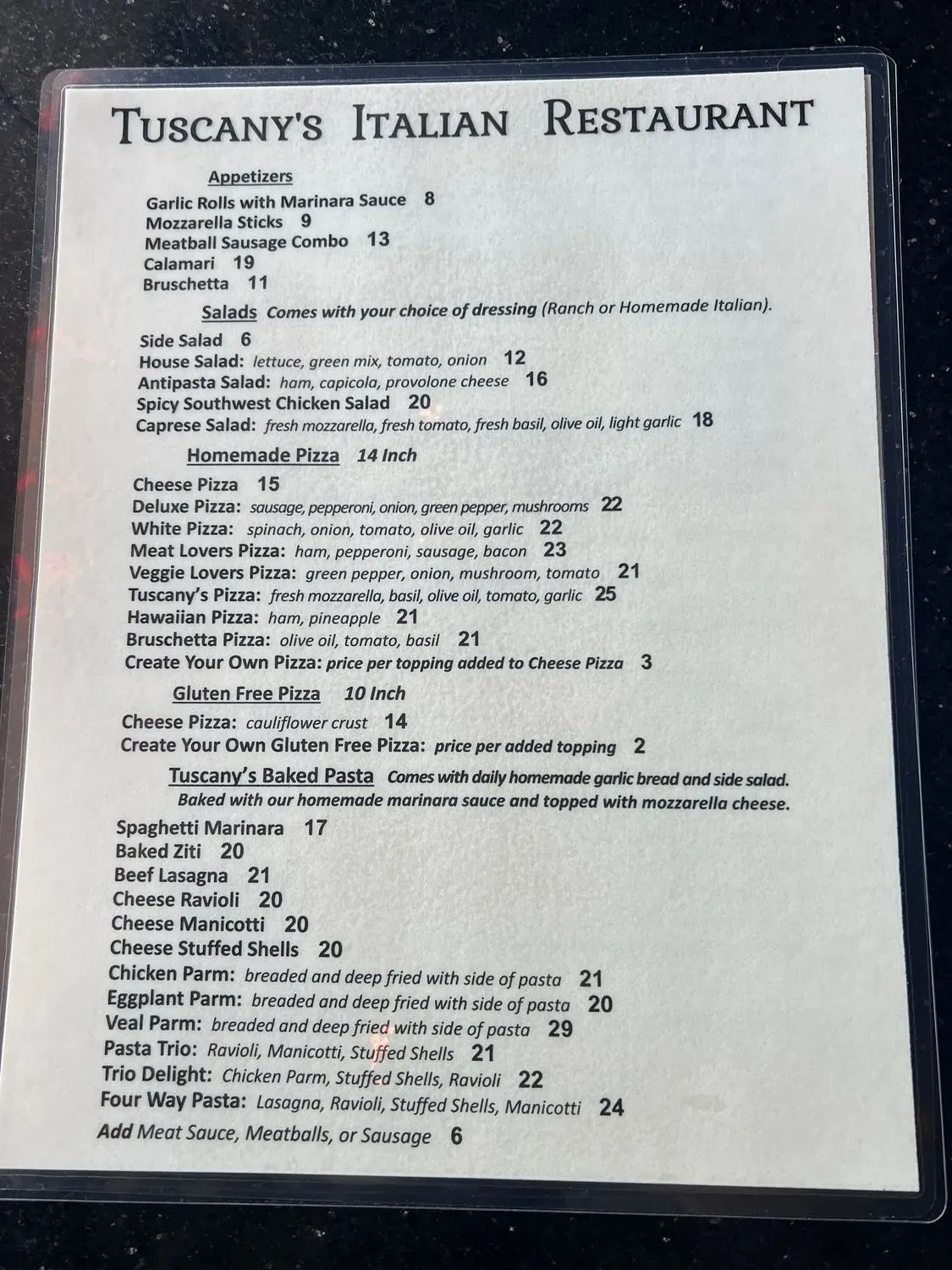 Menu 4