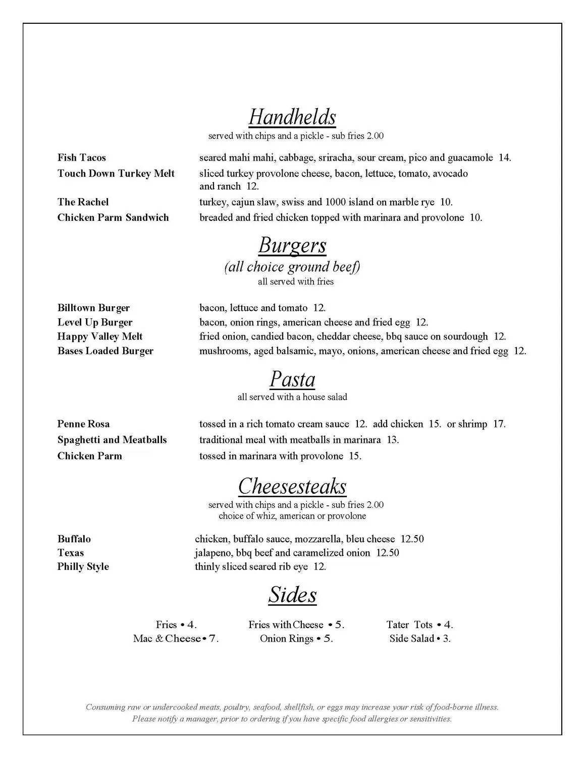 Menu 4