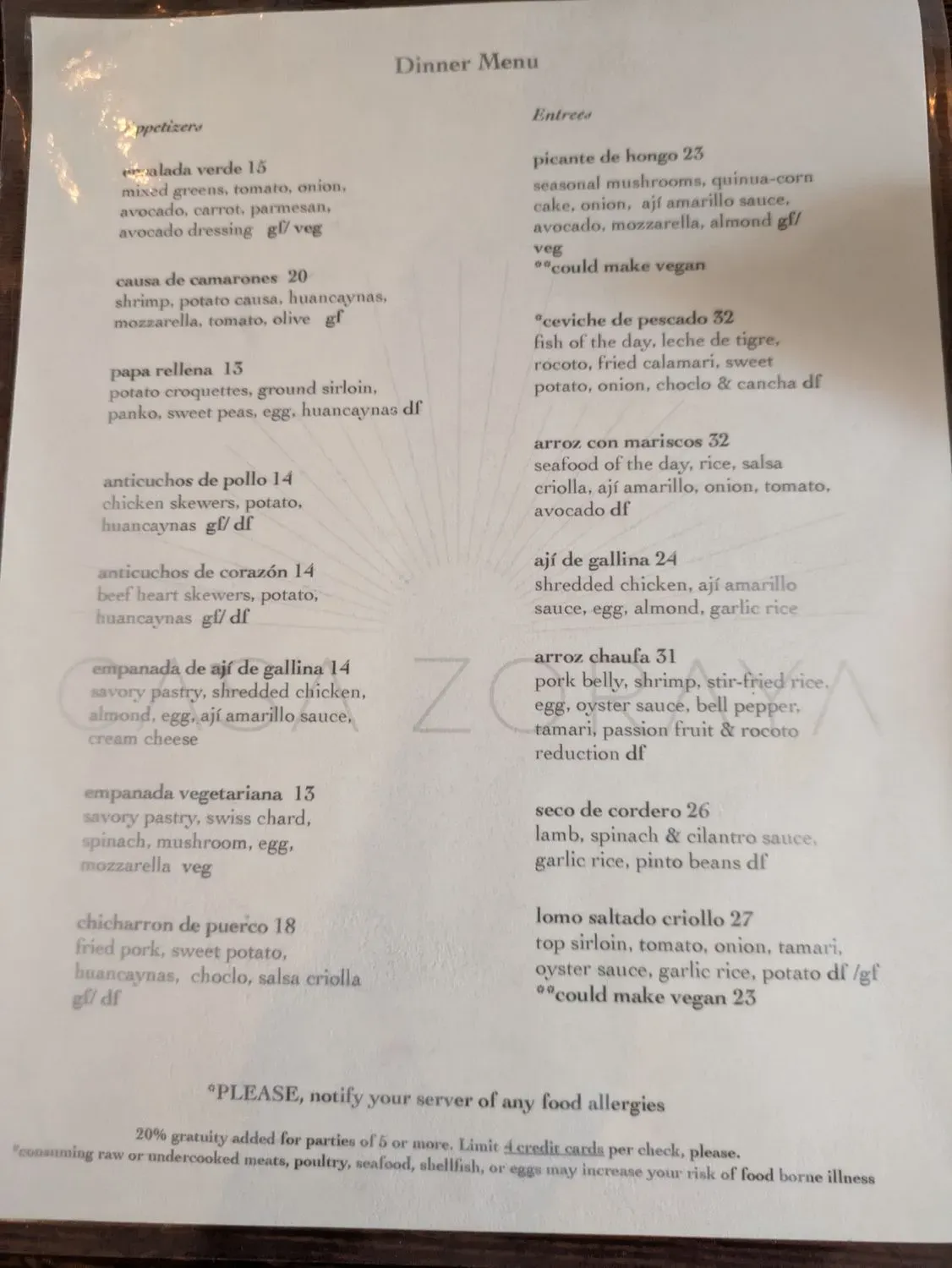 Menu 3