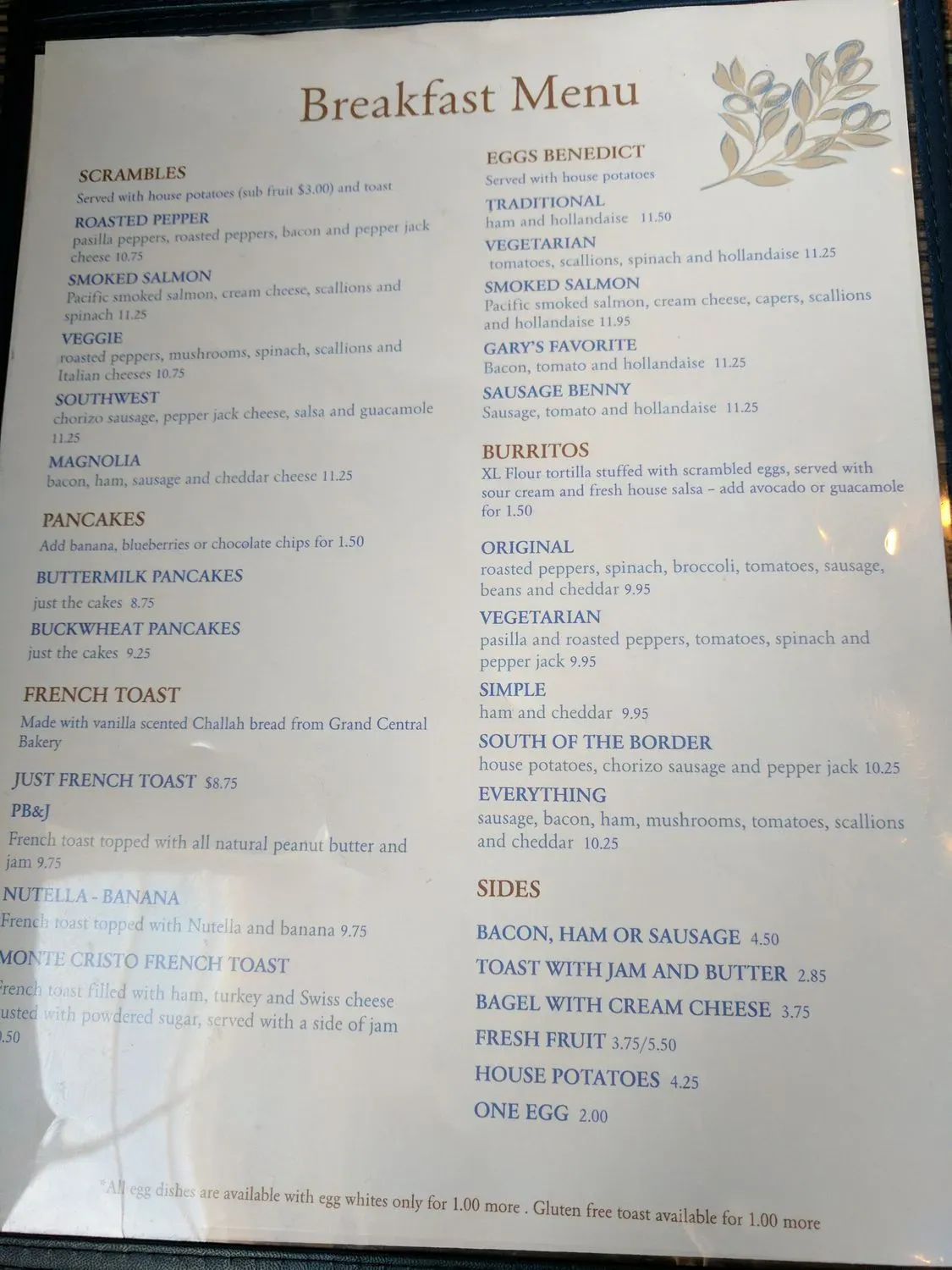 Menu 4