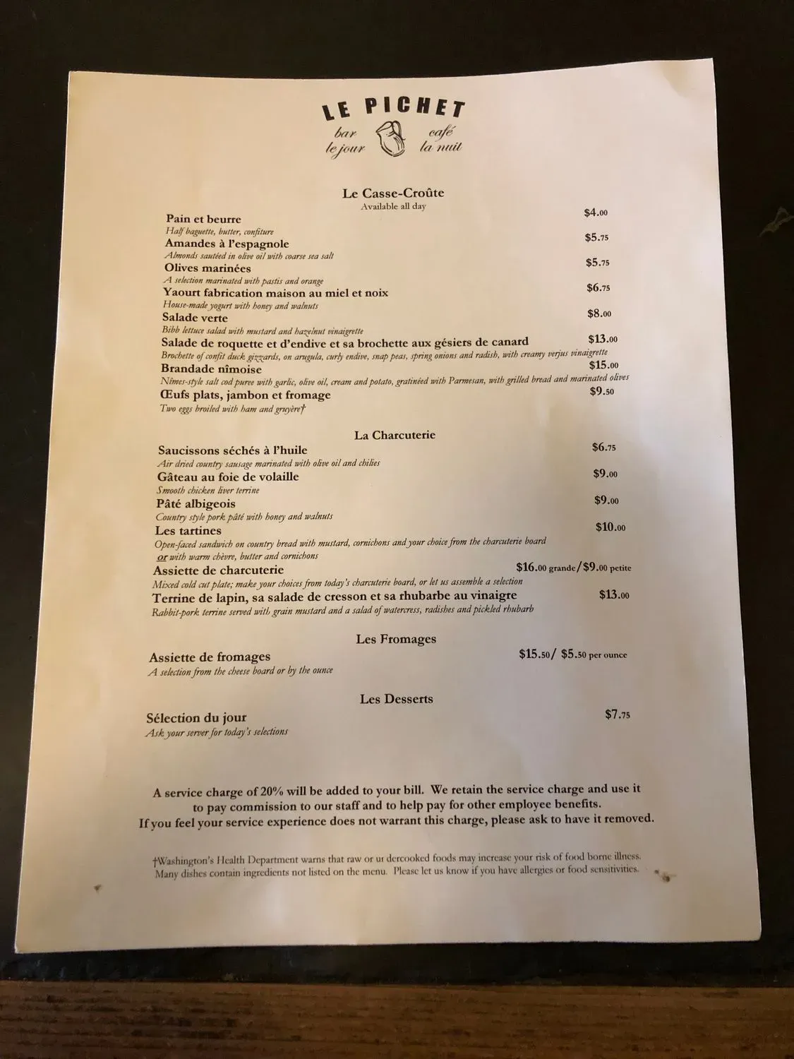 Menu 6