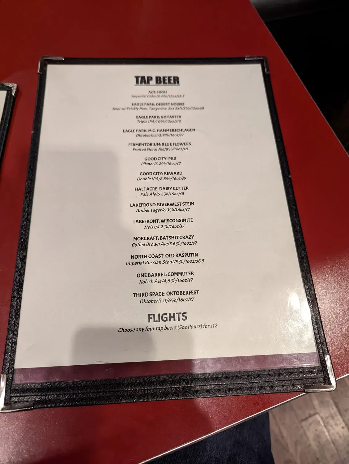 Menu 4