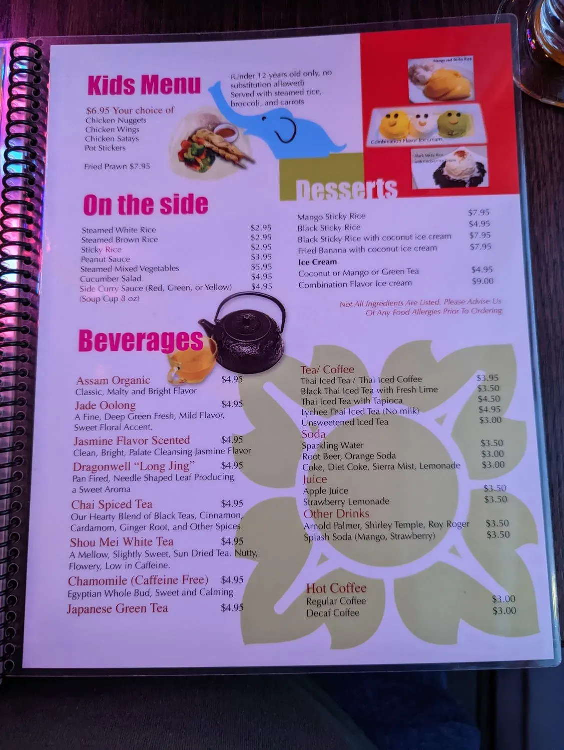 Menu 6