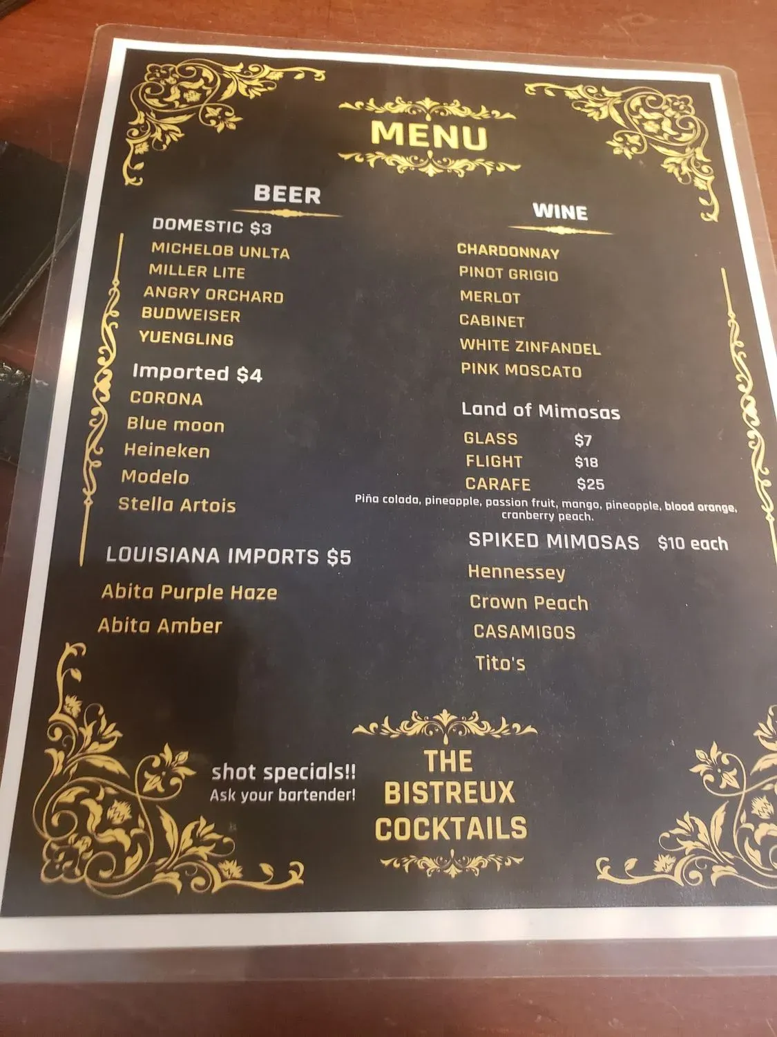 Menu 6