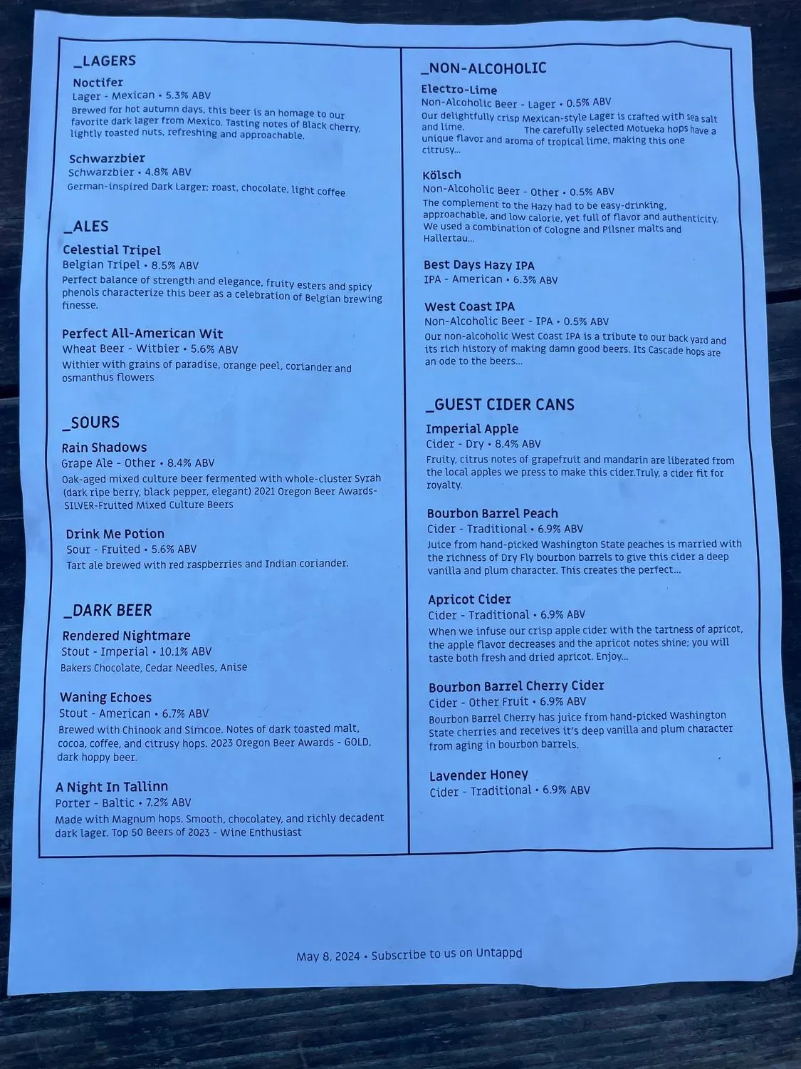 Menu 3