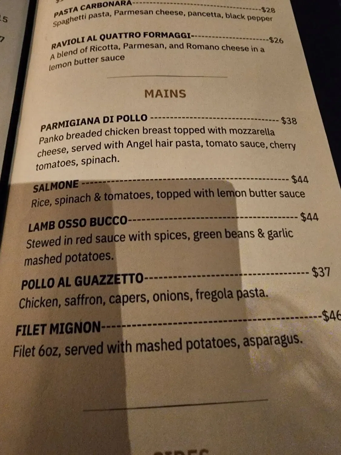 Menu 5