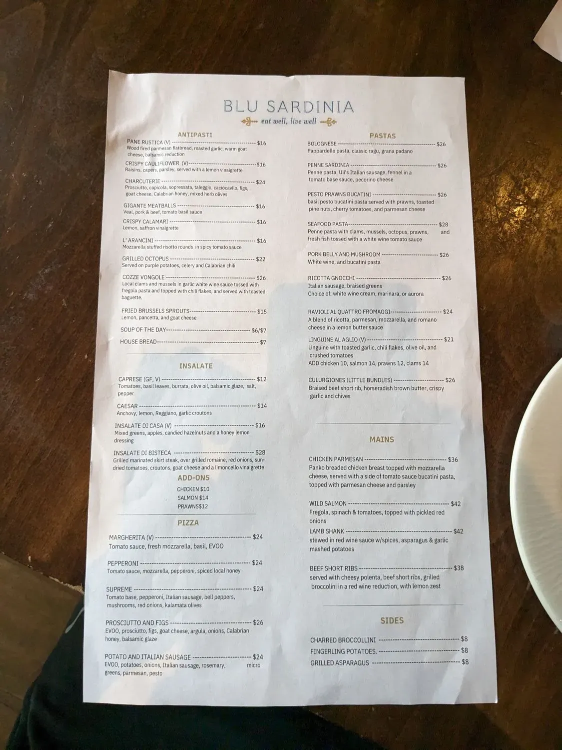 Menu 2