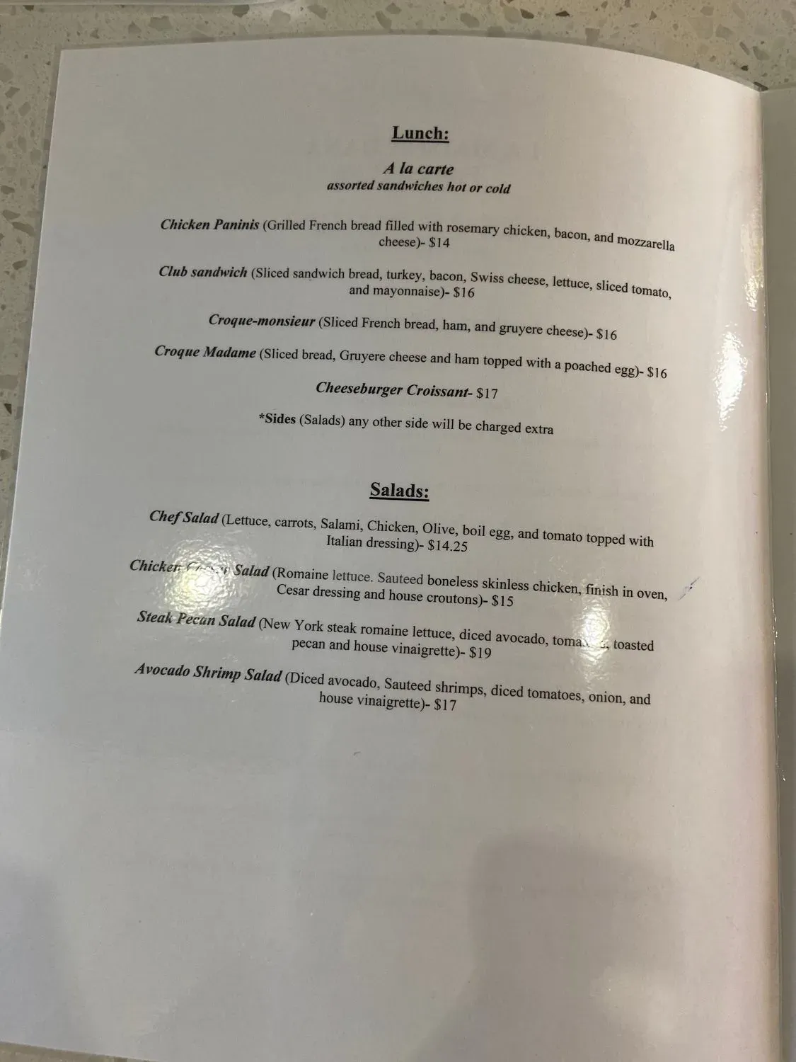 Menu 3