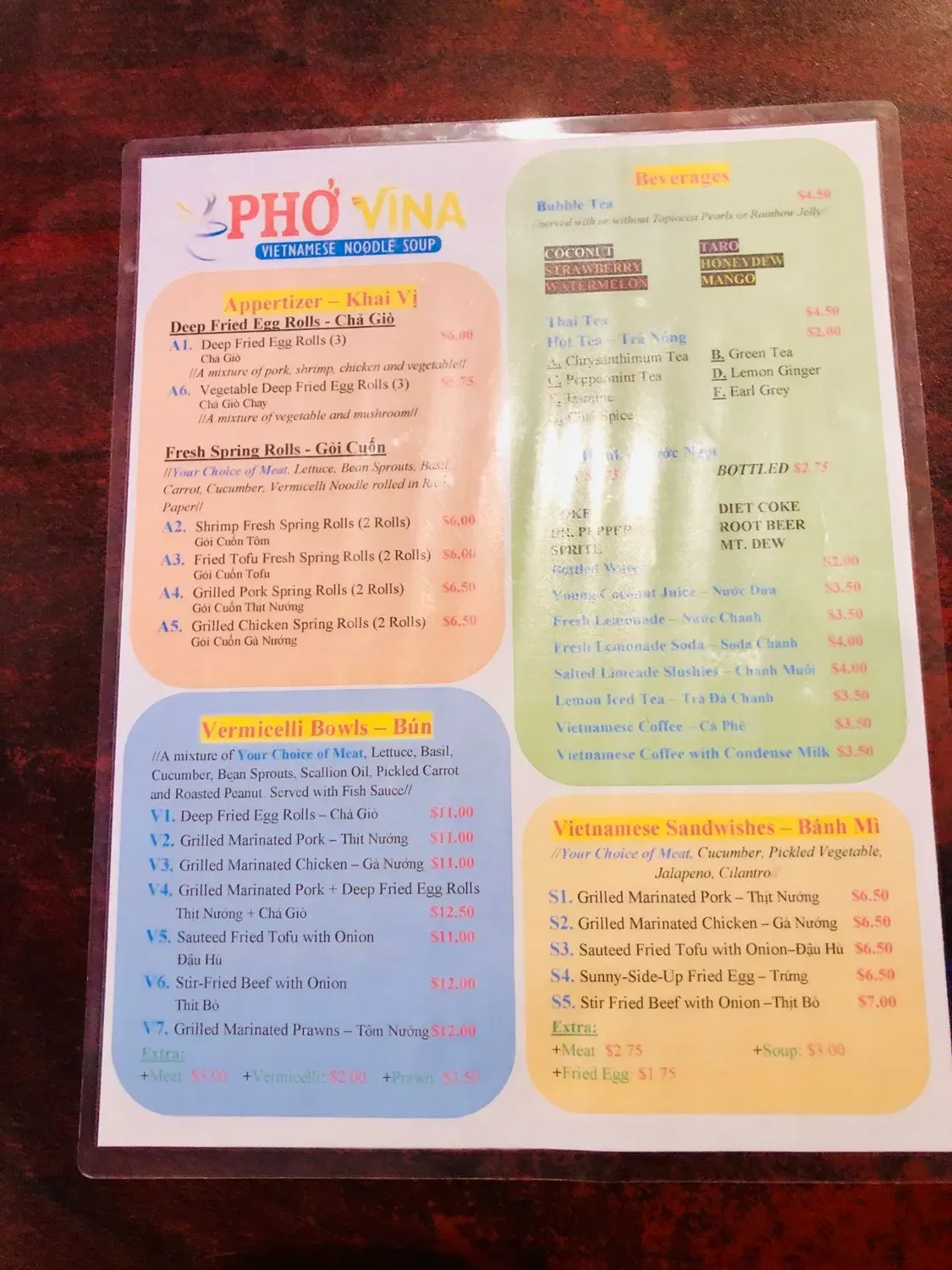 Menu 2