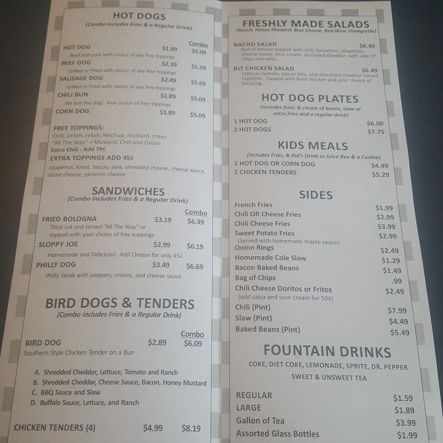 Menu 2