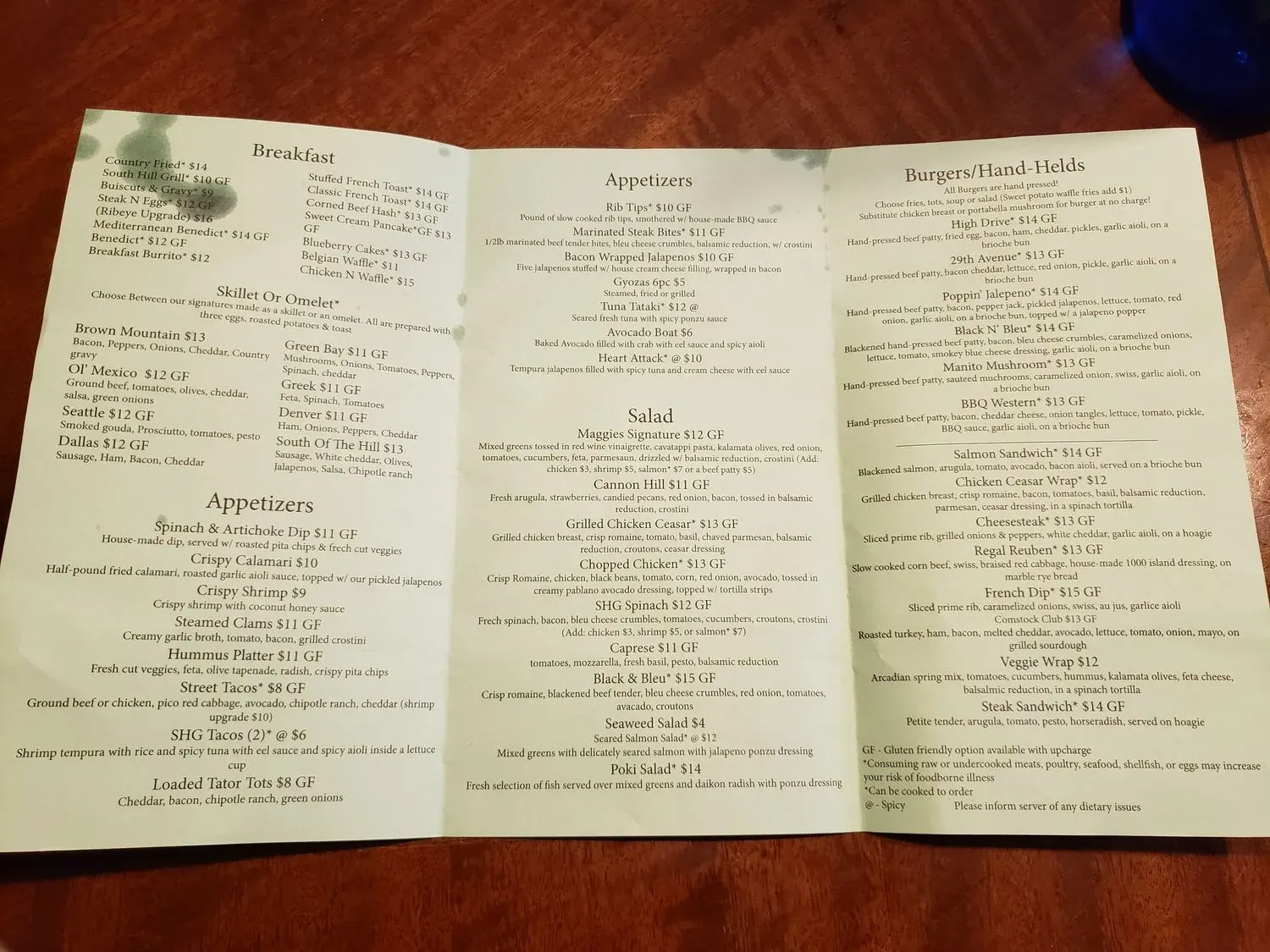 Menu 5