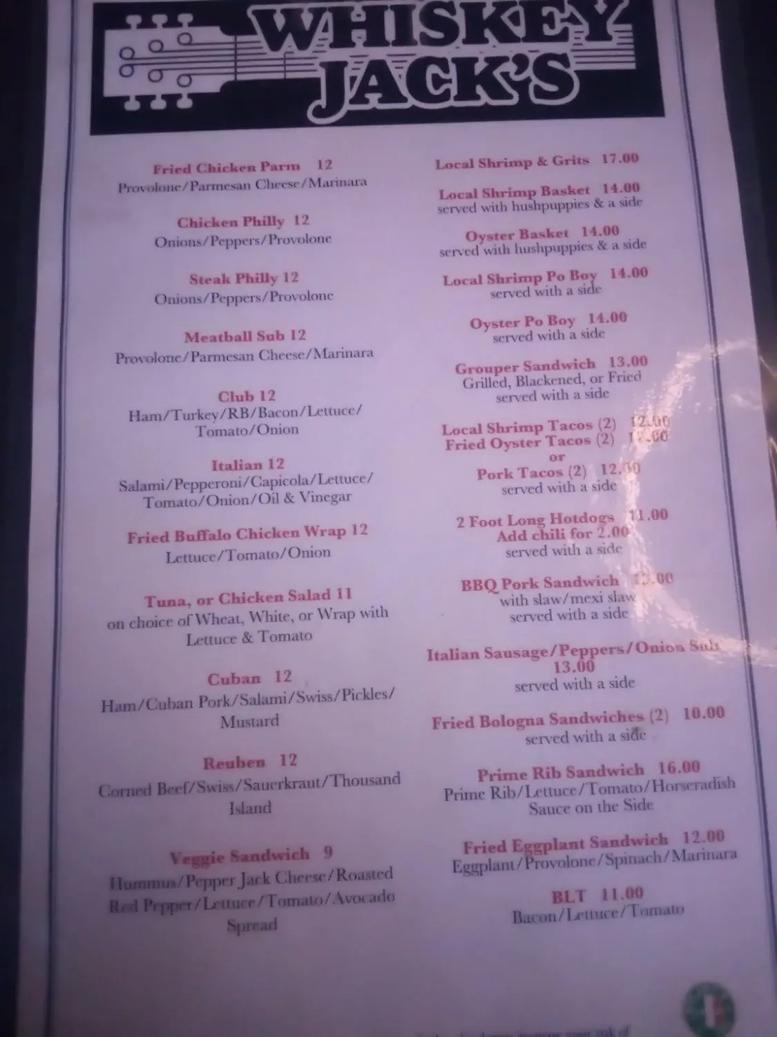 Menu 3