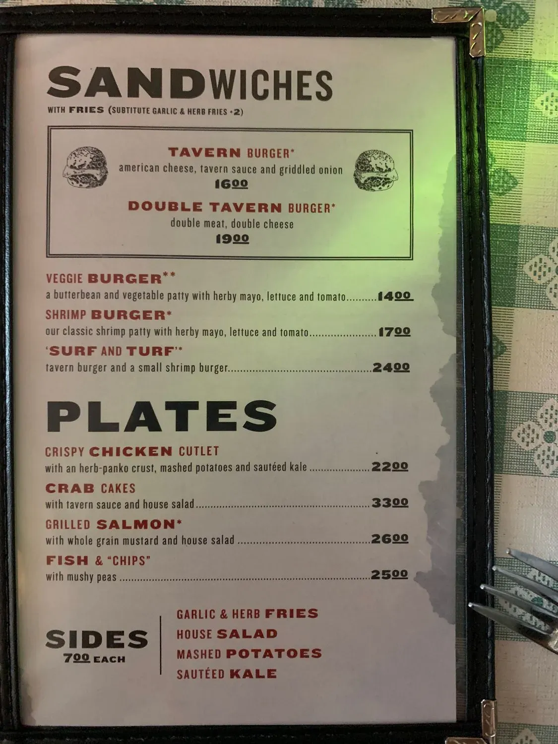 Menu 6