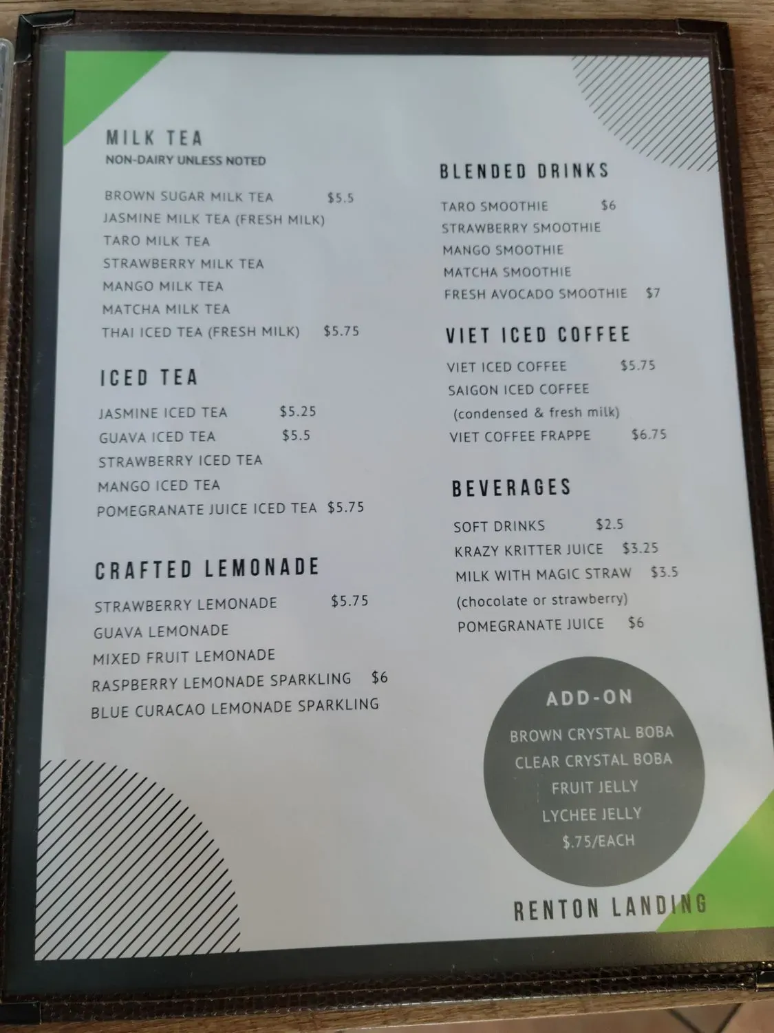 Menu 5