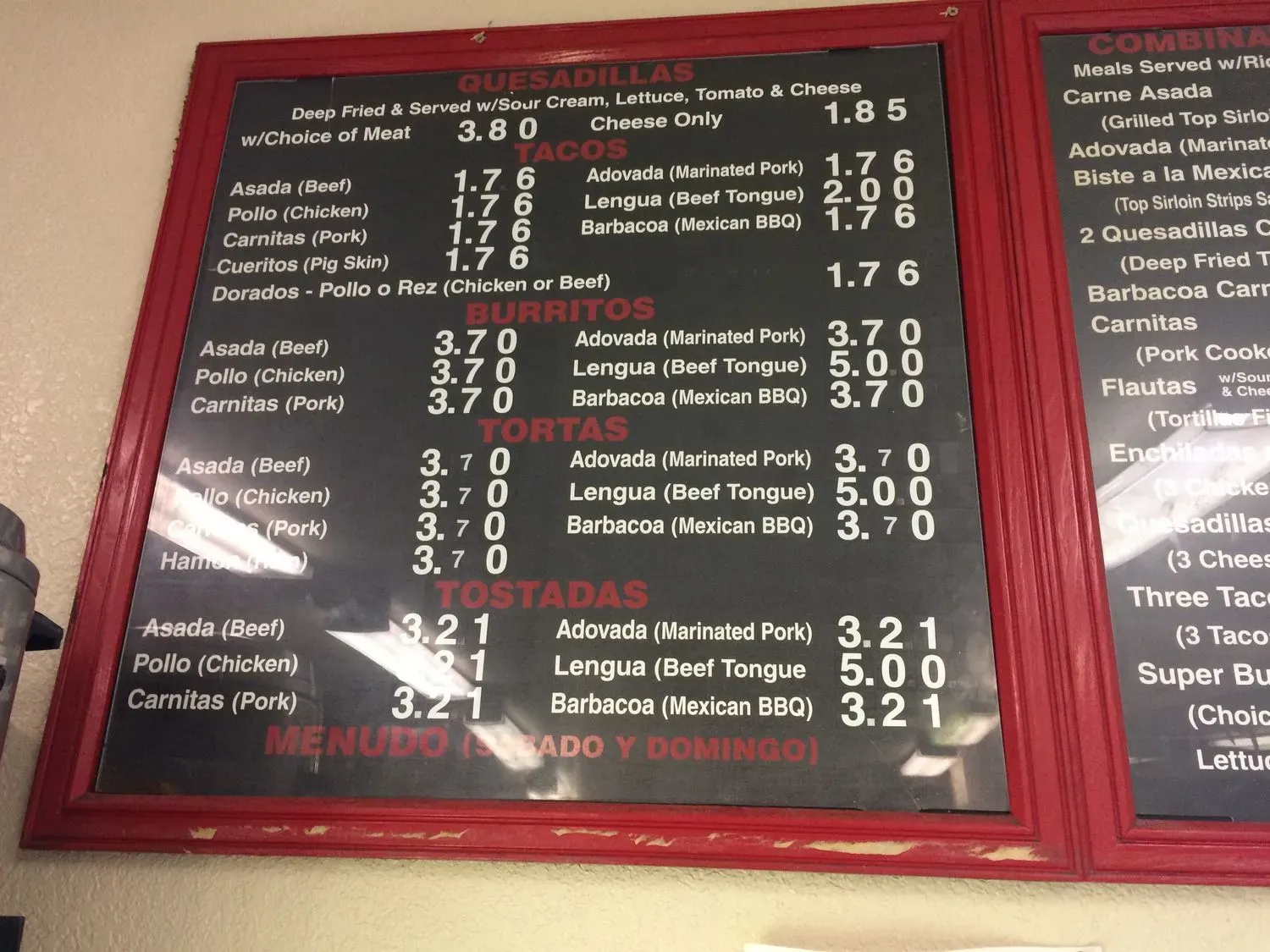 Menu 3