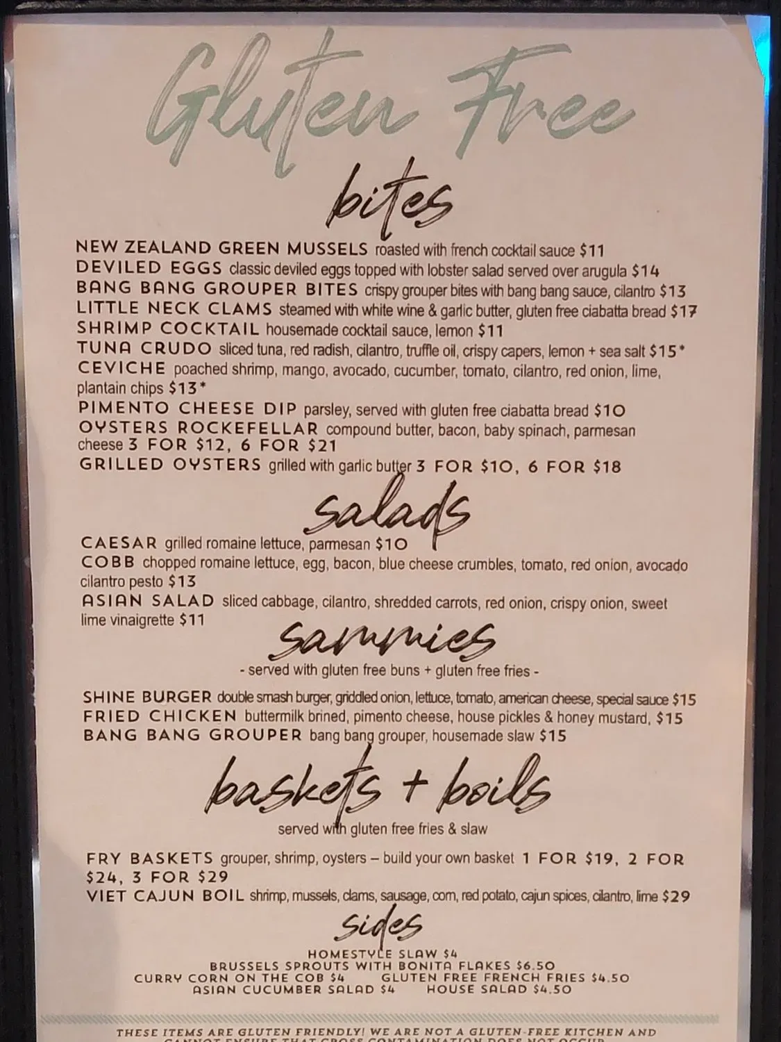 Menu 5