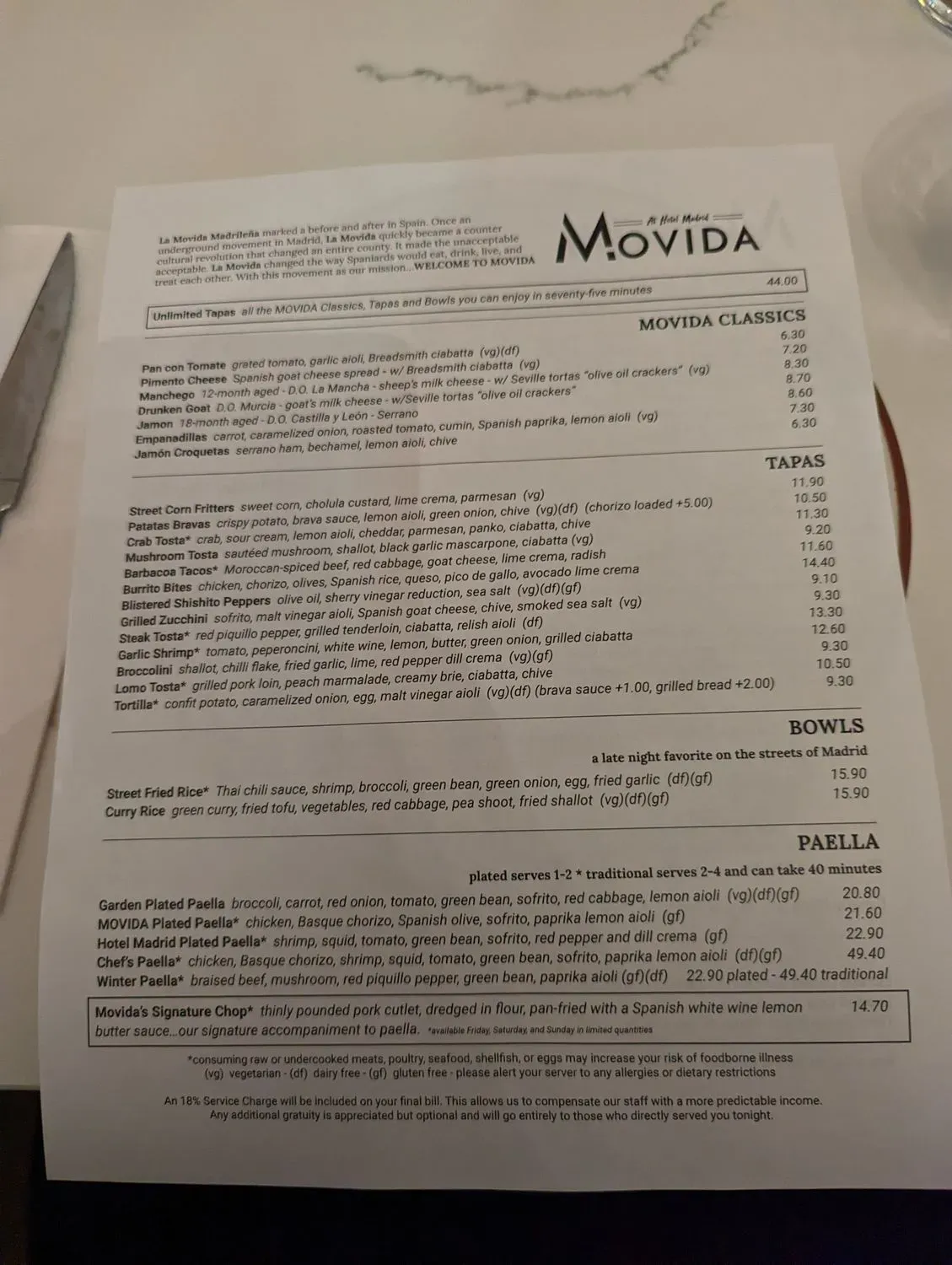 Menu 6