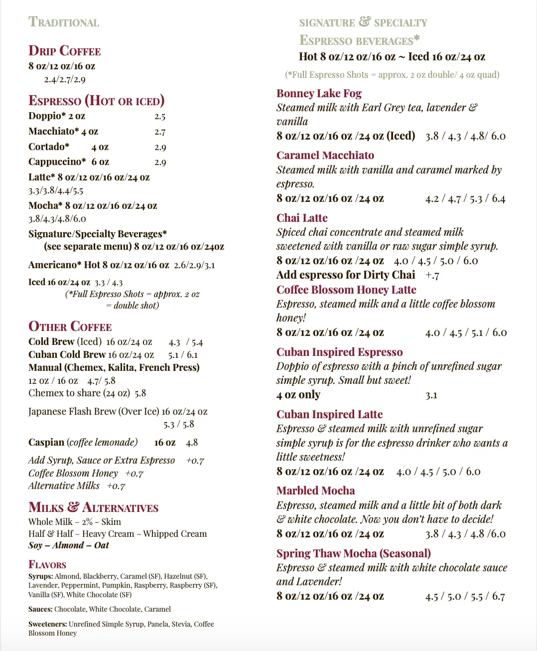 Menu 2