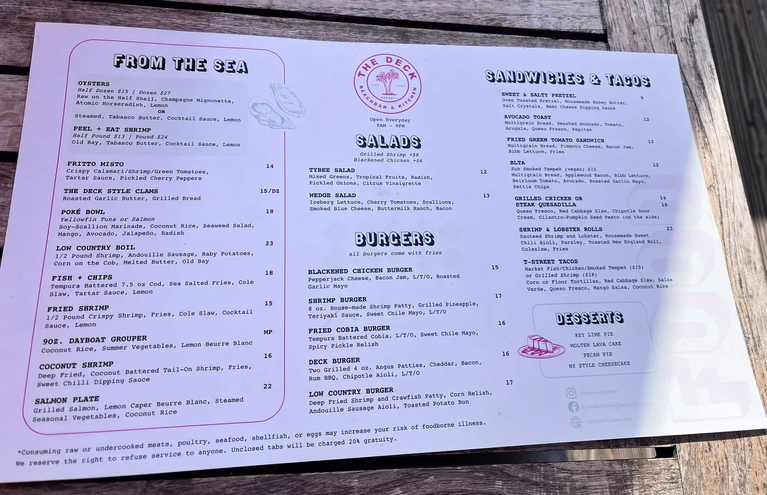 Menu 6