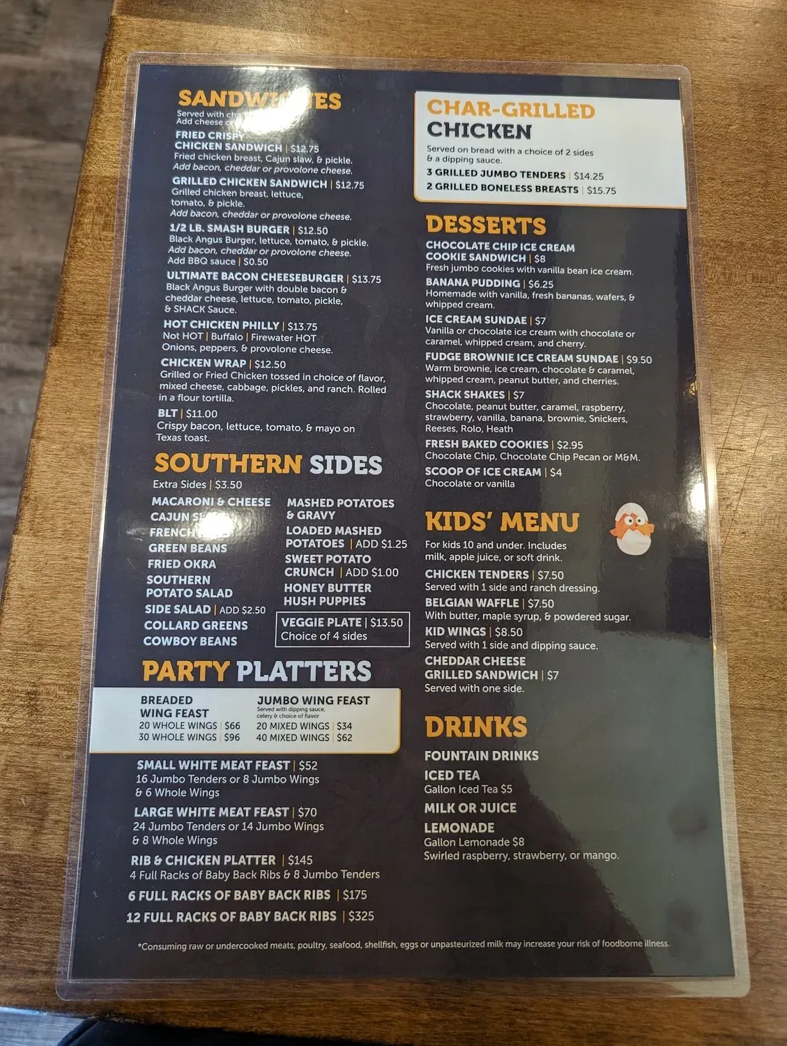 Menu 4