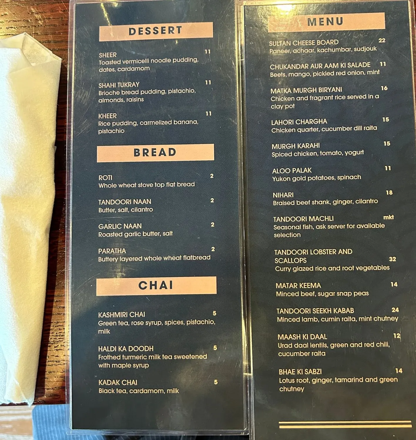 Menu 2