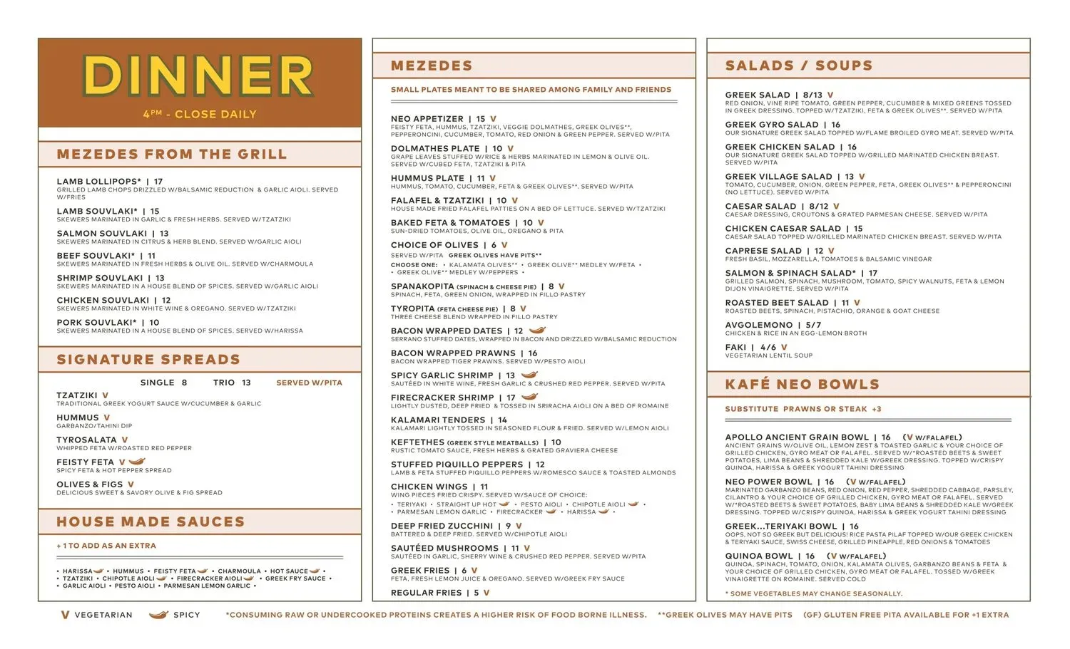 Menu 2