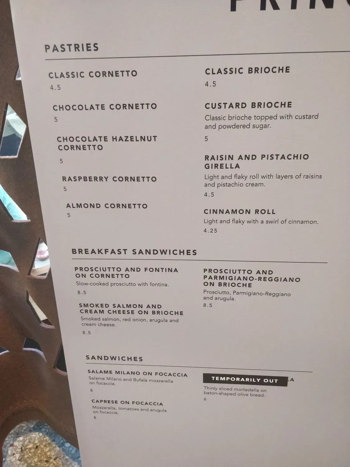 Menu 3