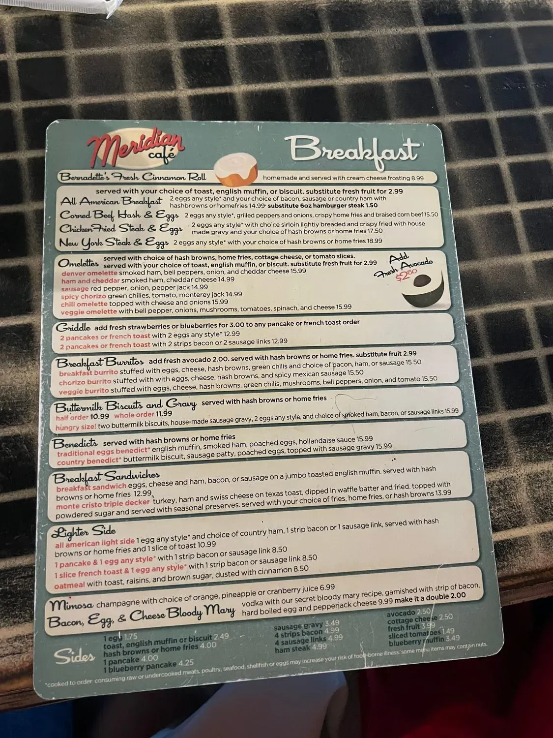 Menu 2