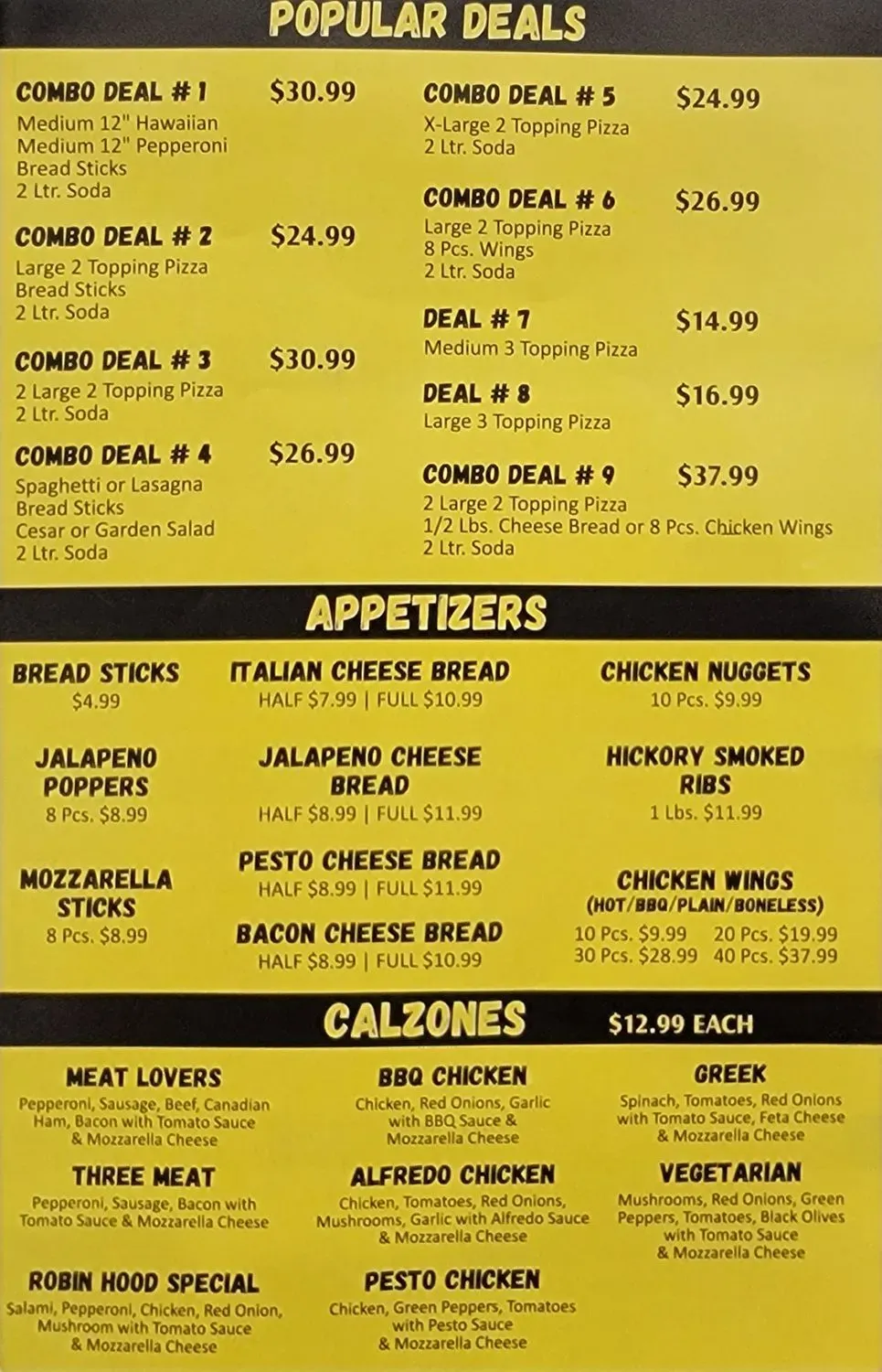 Menu 2