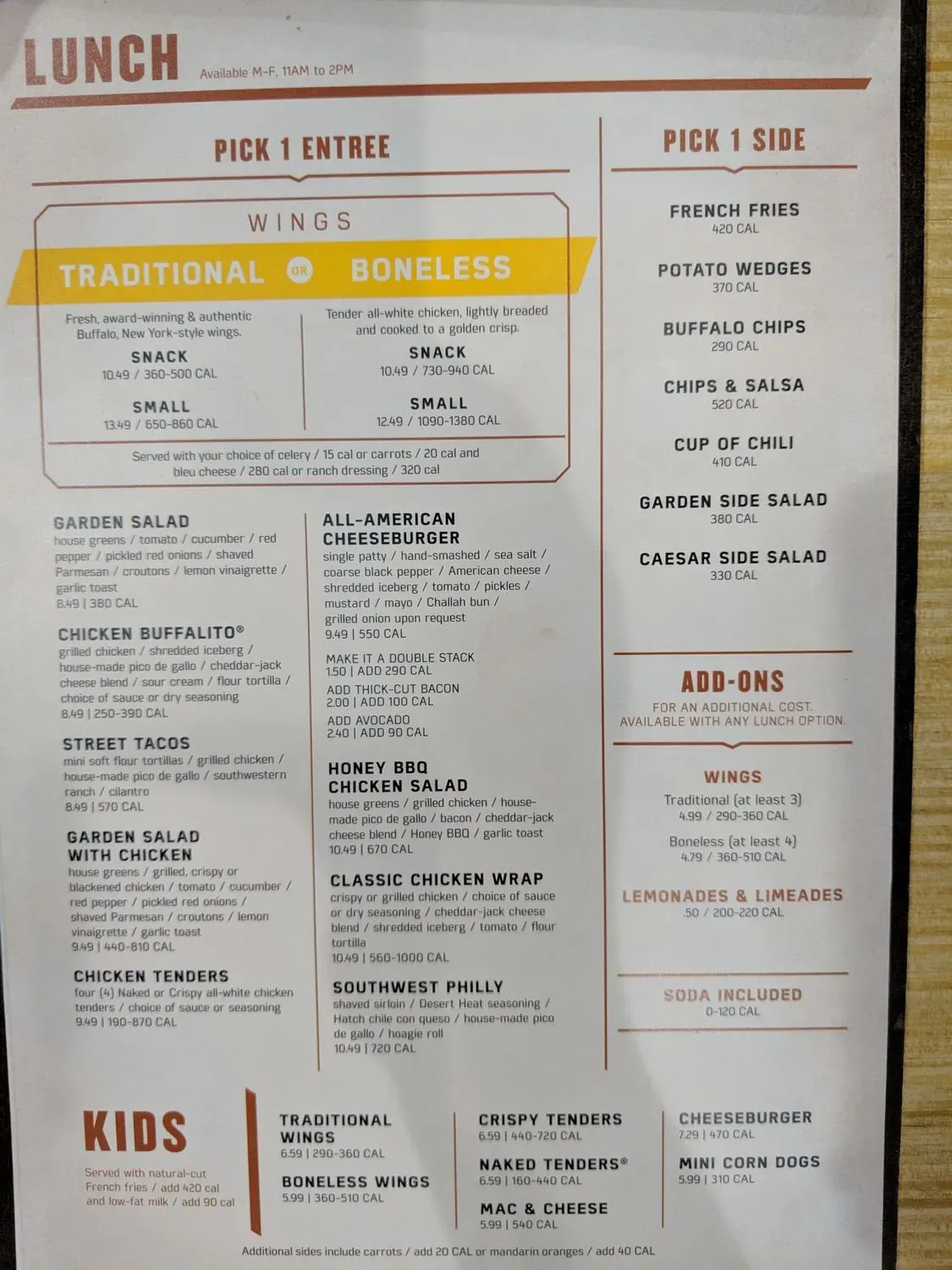 Menu 5