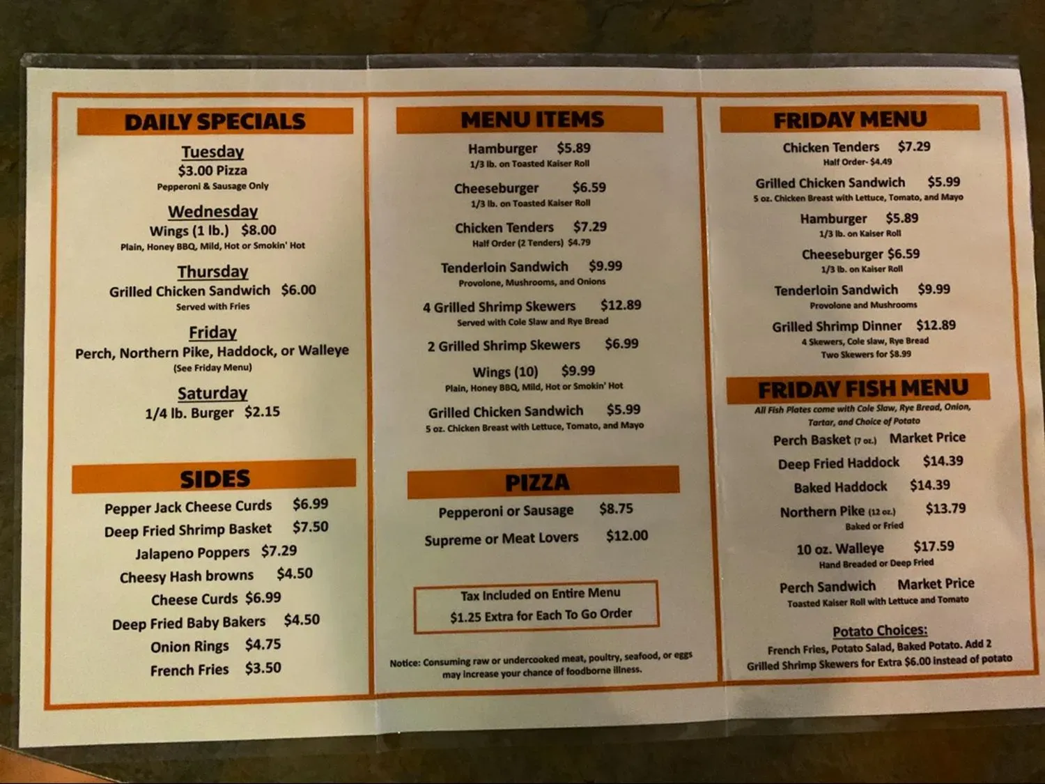 Menu 3