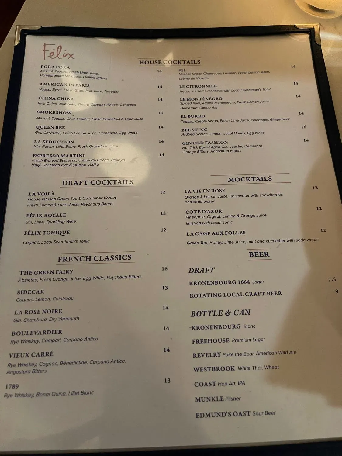 Menu 4