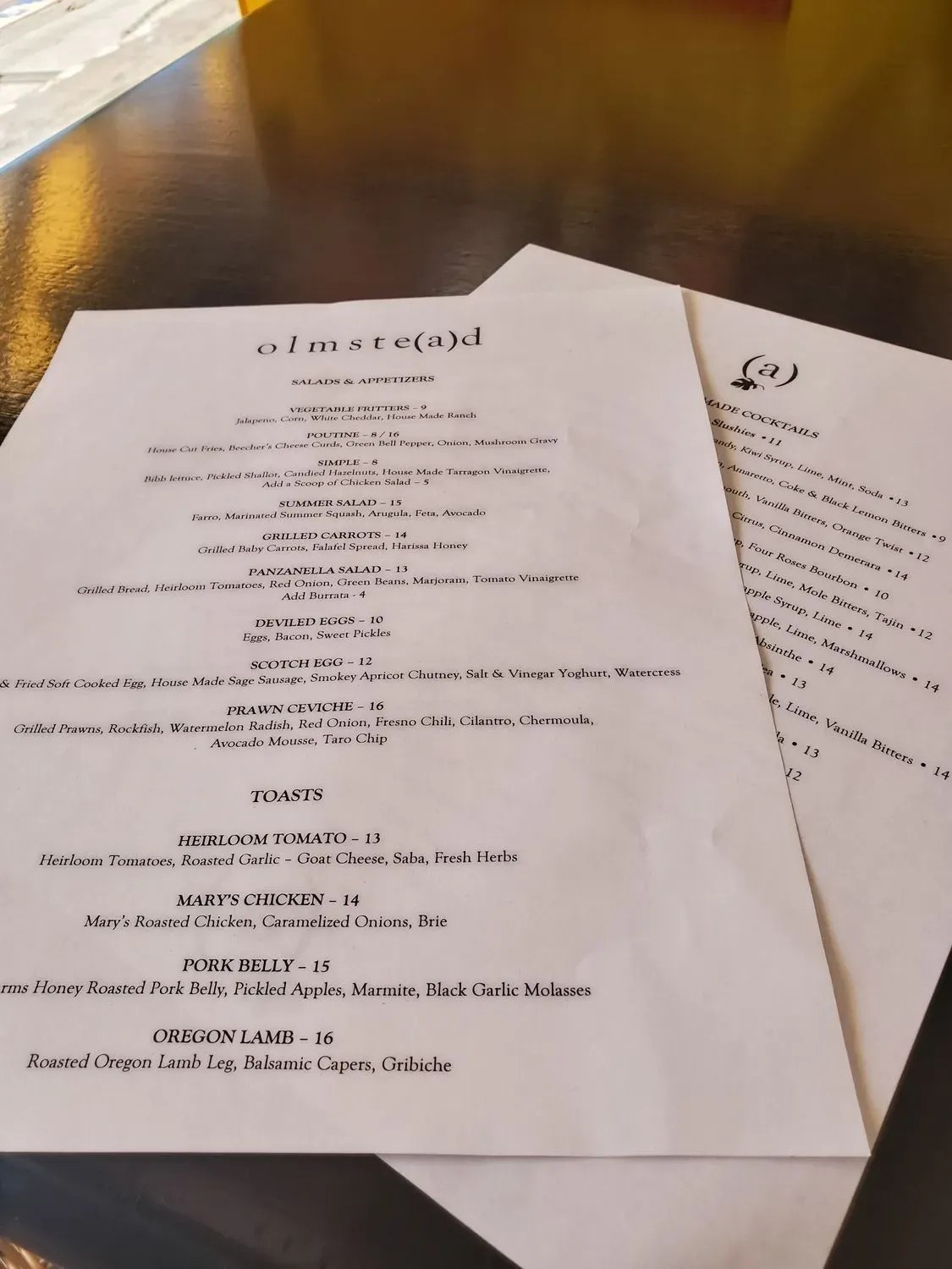 Menu 5