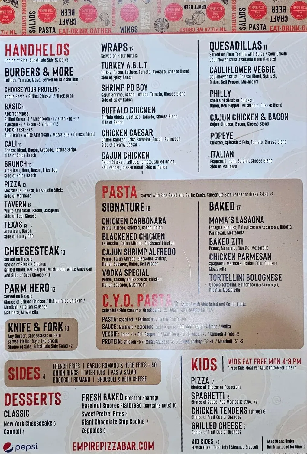 Menu 2