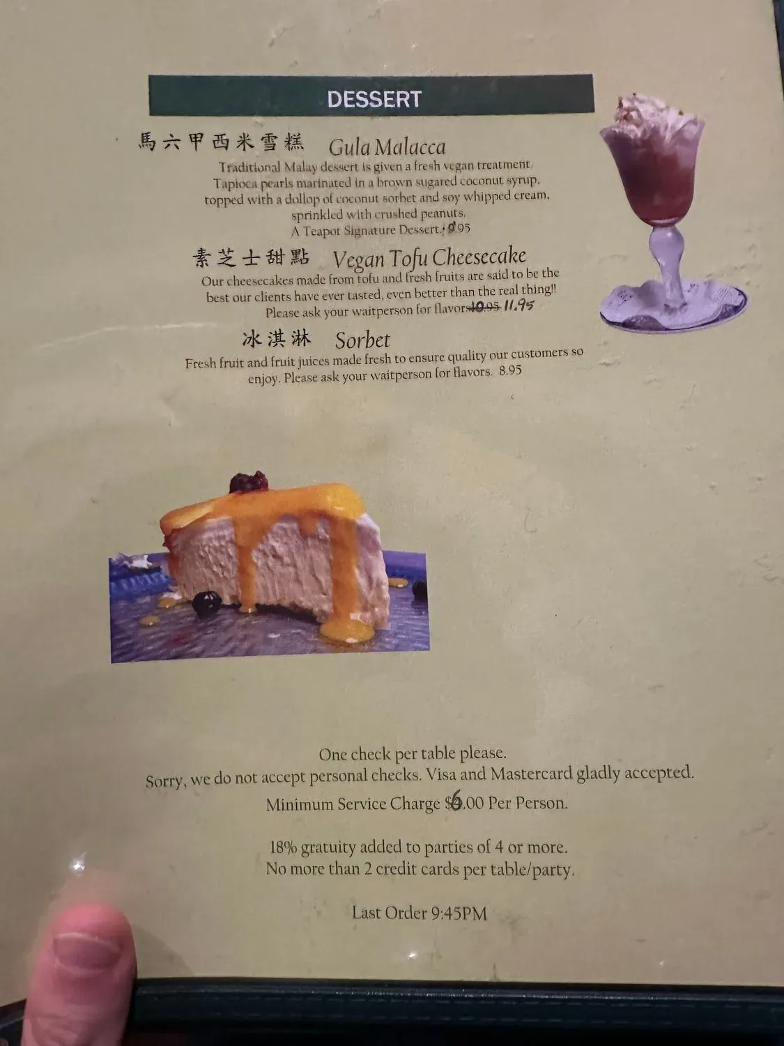 Menu 6