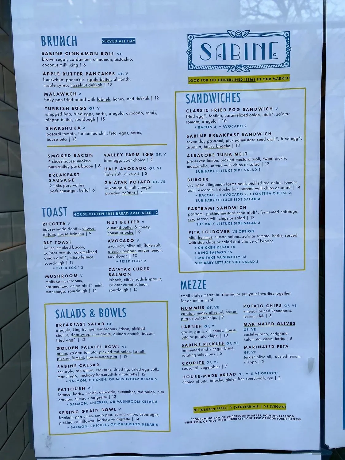 Menu 5