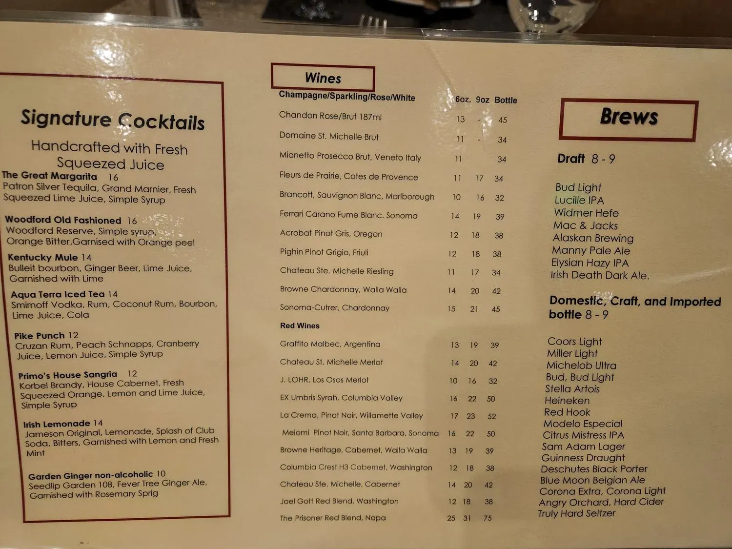 Menu 2