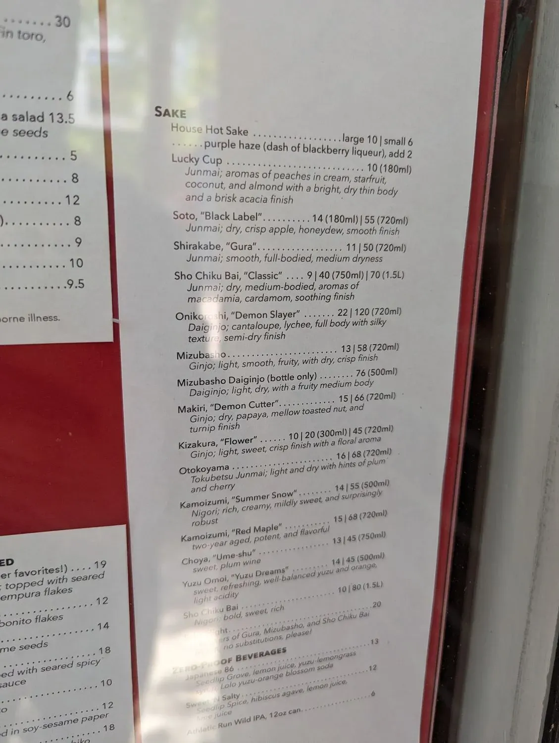 Menu 5